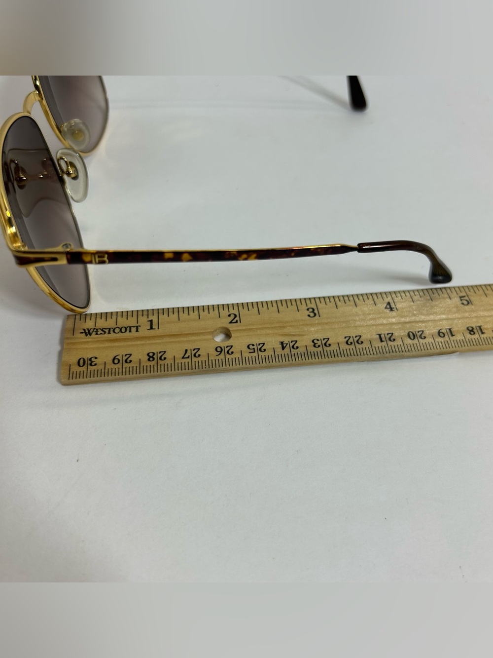 Vintage Laura Biagiotti Sunglasses Metal Frame Gradiant brown Rare T601/SP04 - Picture 11 of 13